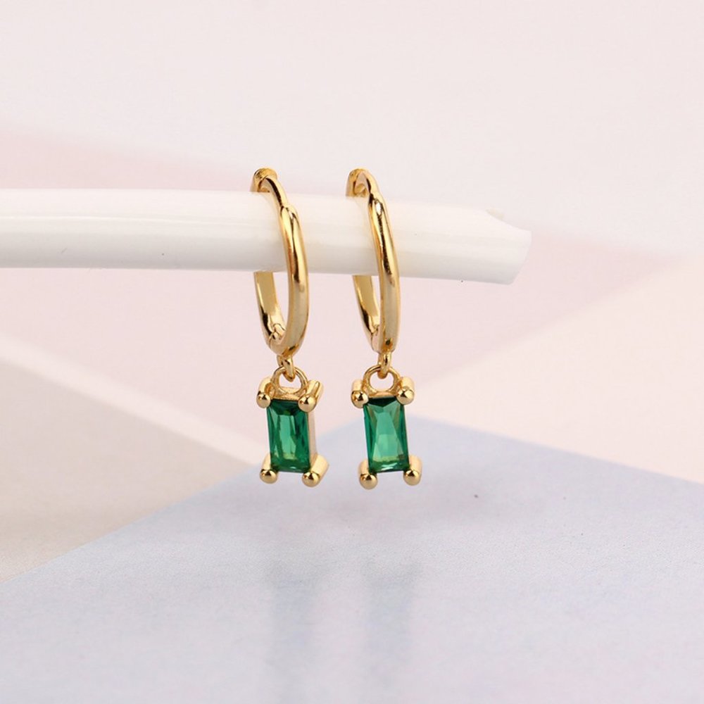 Lux Gold Plated Huggie Hoop Earings
